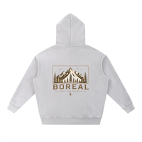 Snow Wash Fleece Oversize Hoodie