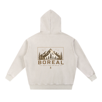Snow Wash Fleece Oversize Hoodie